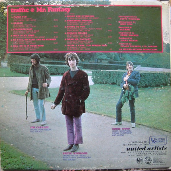 Traffic : Mr. Fantasy (LP, Album)