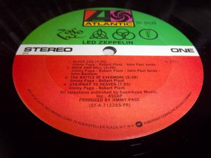 Led Zeppelin : Untitled (ZOSO) (LP, Album, Club, RE, PR )