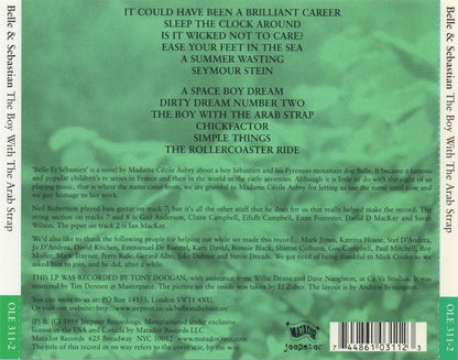 Belle & Sebastian : The Boy With The Arab Strap (CD, Album)