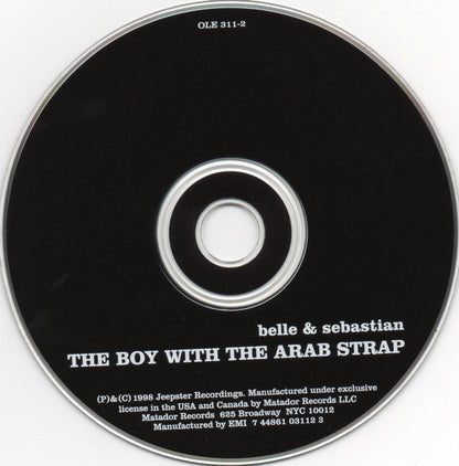 Belle & Sebastian : The Boy With The Arab Strap (CD, Album)