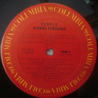 Barbra Streisand : People (LP, Album, RE)