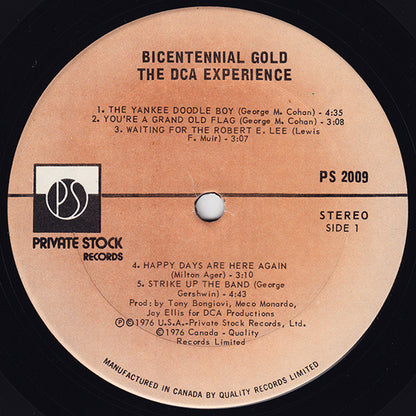 The DCA Experience : Bicentennial Gold (200 Years Of Hits) (LP, Album)
