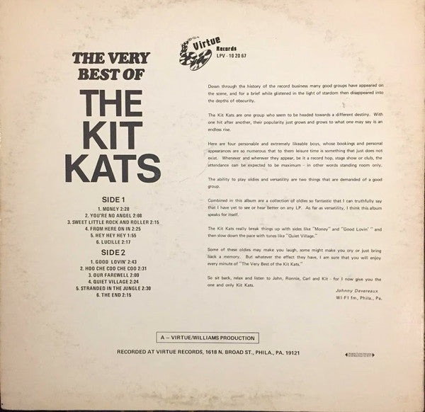 The Kit Kats : The Very Best Of The Kit Kats (LP, Album)