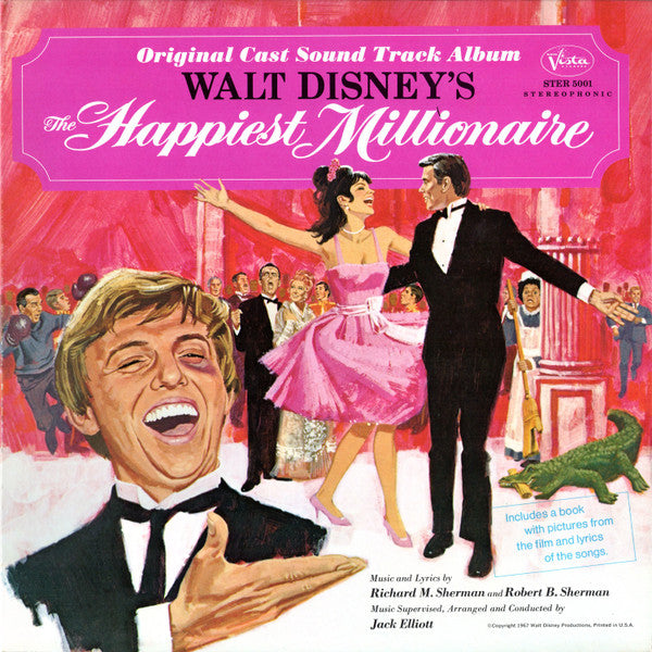 Various : Walt Disney's The Happiest Millionaire:  Original Cast Soundtrack (LP, Album)