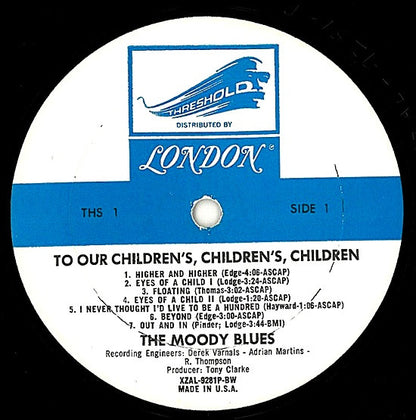 The Moody Blues : To Our Children's Children's Children (LP, Album, BW )