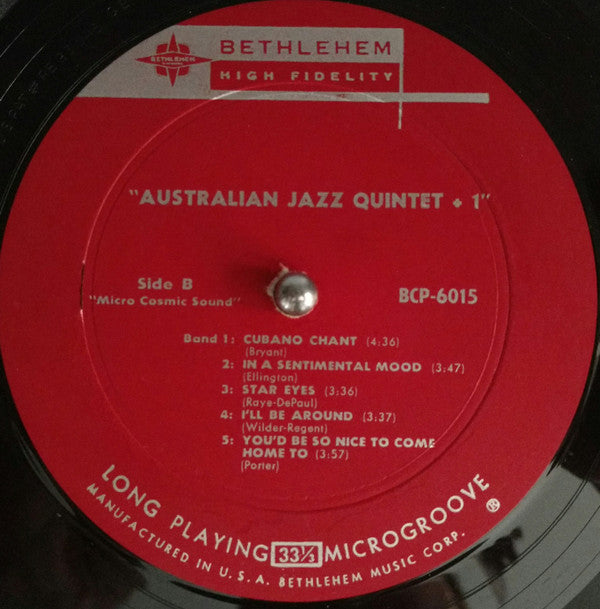 The Australian Jazz Quintet + Osie Johnson : Australian Jazz Quintet +1 (LP)