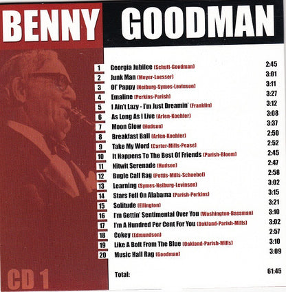 Benny Goodman : I Had To Do It (10xCD, Comp, Mono + Box)
