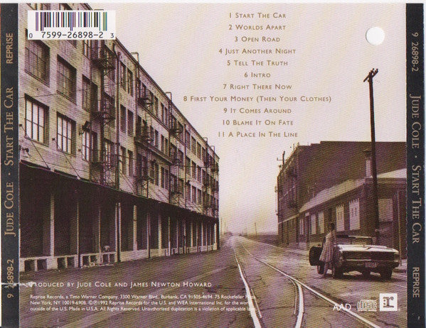 Jude Cole : Start The Car (CD, Album)