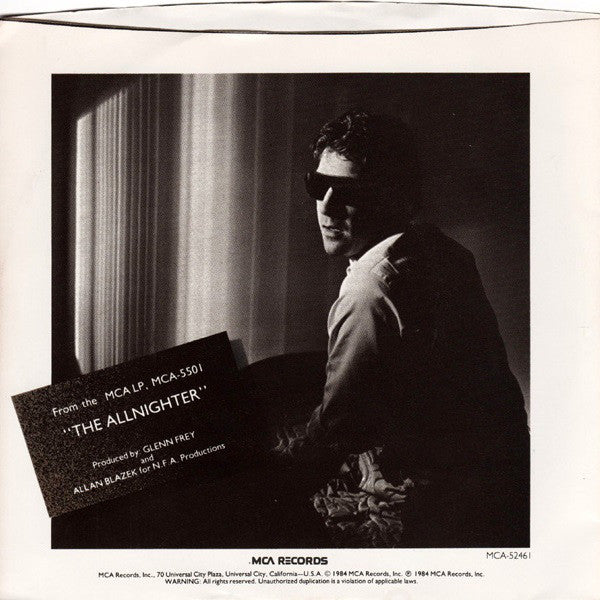 Glenn Frey : The Allnighter (7", Single)