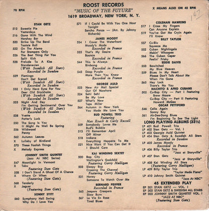 The Johnny Smith Quintet* : Moonlight In Vermont  (7", EP)