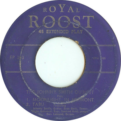 The Johnny Smith Quintet* : Moonlight In Vermont  (7", EP)
