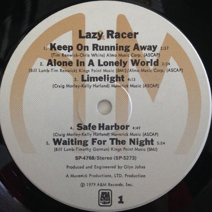 Lazy Racer : Lazy Racer (LP, Album)