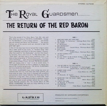 The Royal Guardsmen : The Return Of The Red Baron (LP, Album)