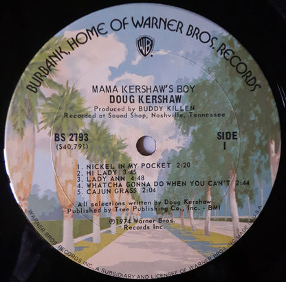 Doug Kershaw : Mama Kershaw's Boy (LP, Album, San)