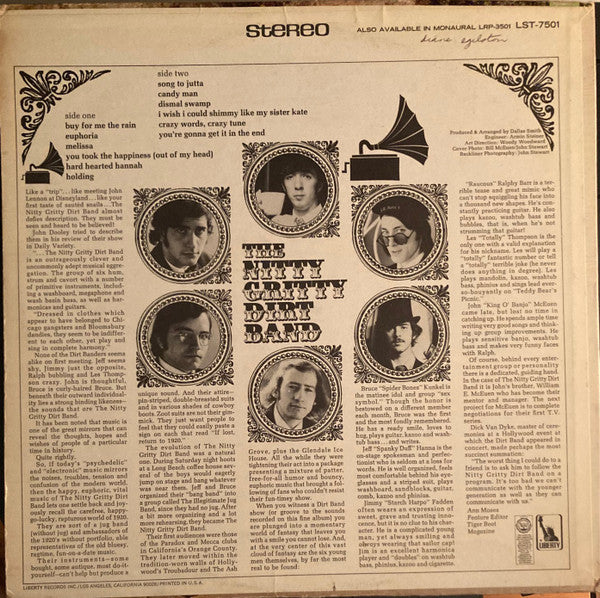 Nitty Gritty Dirt Band : The Nitty Gritty Dirt Band (LP, Album)