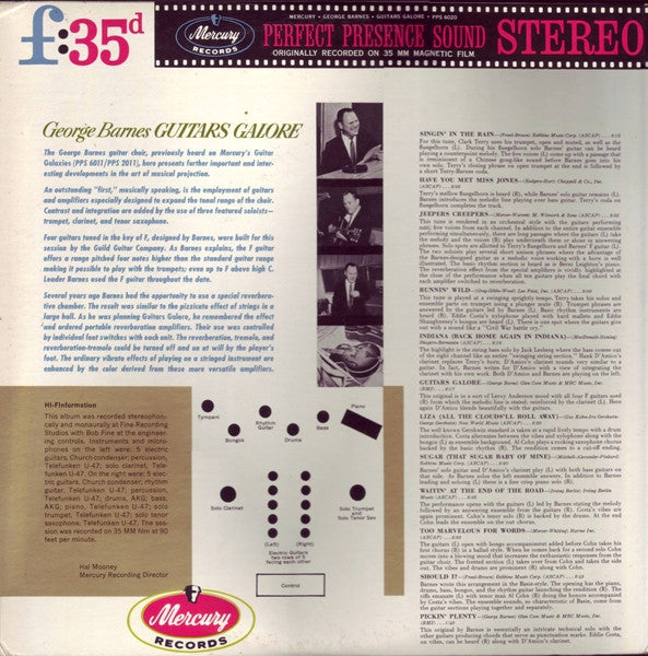 George Barnes : Guitars Galore (LP, Album)
