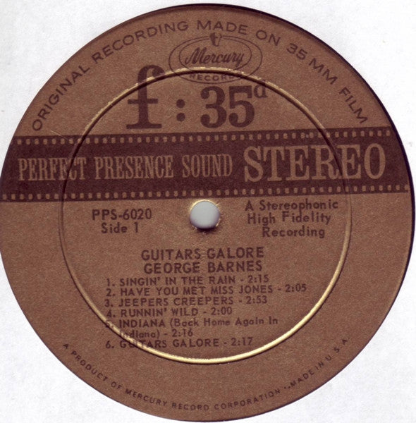 George Barnes : Guitars Galore (LP, Album)
