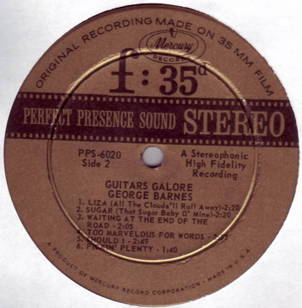 George Barnes : Guitars Galore (LP, Album)