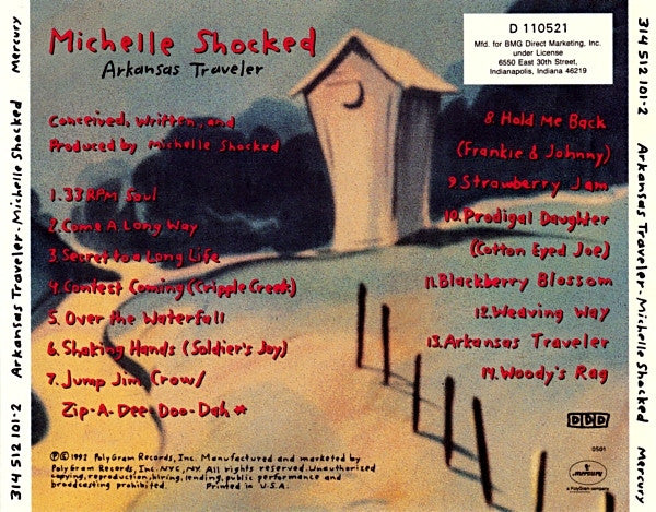 Michelle Shocked : Arkansas Traveler (CD, Album, Club)