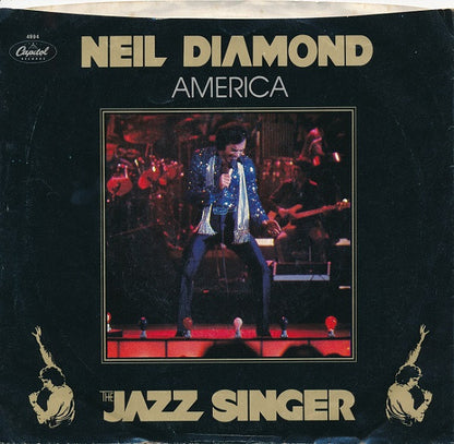 Neil Diamond : America / Songs Of Life (7", Single, Win)
