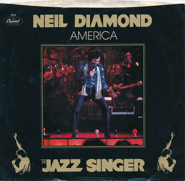 Neil Diamond : America / Songs Of Life (7", Single, Win)
