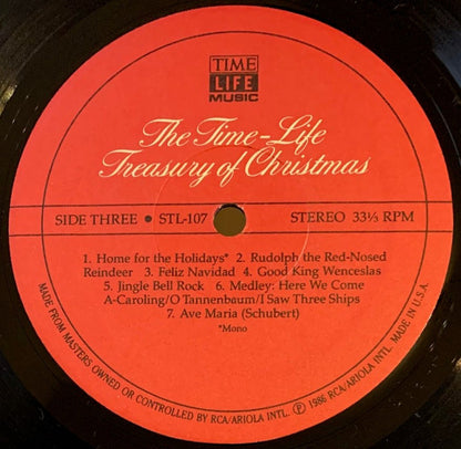 Various : The Time-Life Treasury Of Christmas (3xLP, Comp)