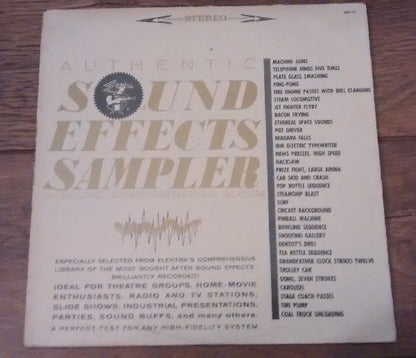 No Artist : Authentic Sound Effects Sampler (LP, Album)