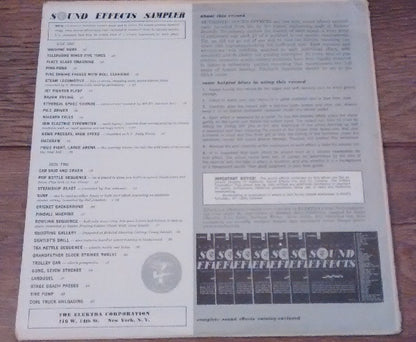 No Artist : Authentic Sound Effects Sampler (LP, Album)