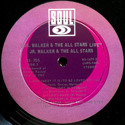 Junior Walker & The All Stars : Jr. Walker & The All Stars "Live" (LP, Album)