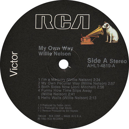 Willie Nelson : My Own Way (LP, Comp)