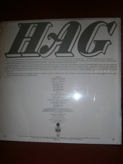 Merle Haggard And The Strangers (5) : Hag (LP, Album, Club)
