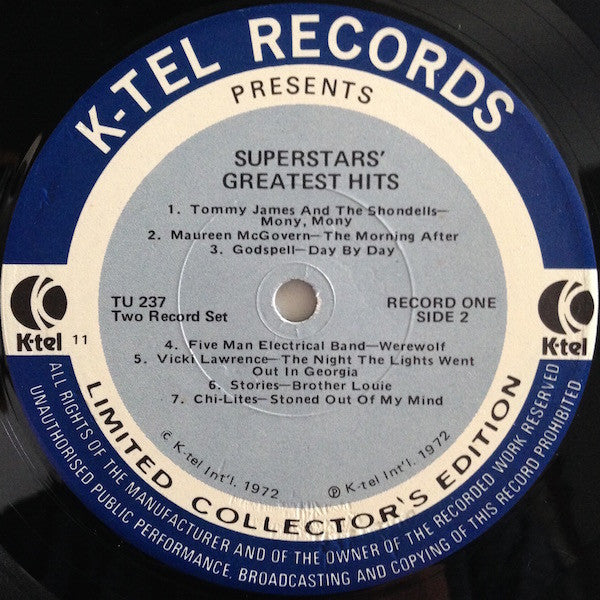 Various : Superstars Greatest Hits (2xLP, Comp)