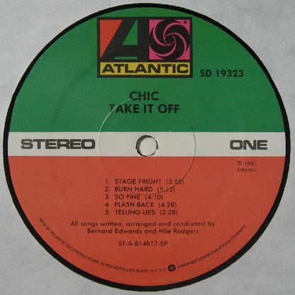 Chic : Take It Off (LP, Album)