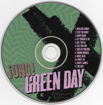 Green Day : ¡Uno! (CD, Album)