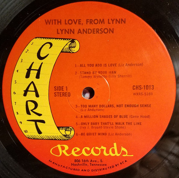 Lynn Anderson : With Love, From Lynn (LP, Album)