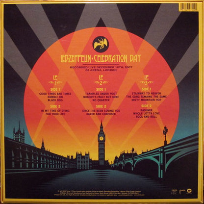Led Zeppelin : Celebration Day (3xLP, Album, 180 + Box)