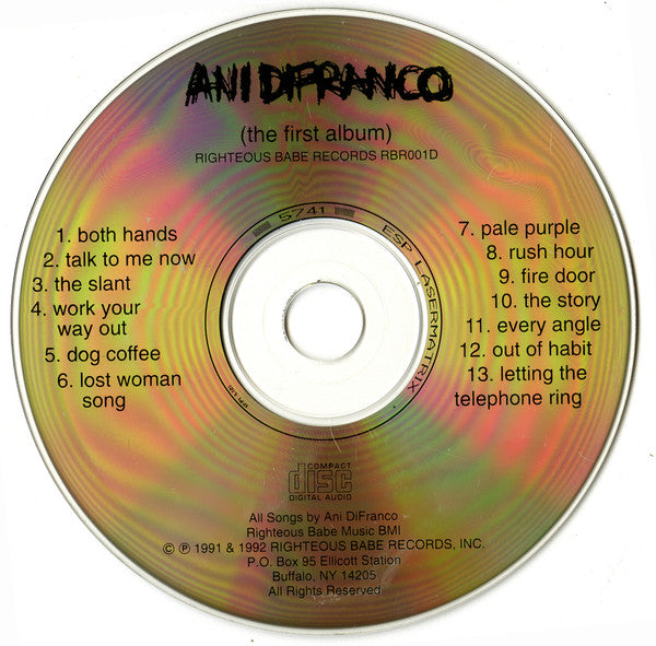Ani DiFranco : Ani DiFranco (CD, Album, RP)