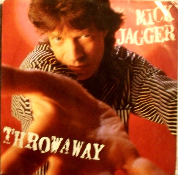 Mick Jagger : Throwaway (7", Promo)