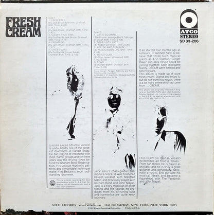 Cream (2) : Fresh Cream (LP, Album, Mon)