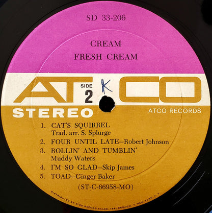Cream (2) : Fresh Cream (LP, Album, Mon)