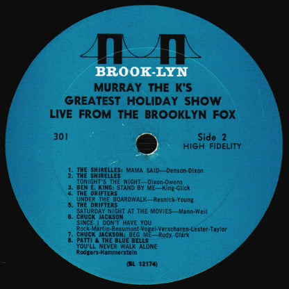 Various : Murray The K's Greatest Holiday Show Live From The Brooklyn Fox (LP, Album, Mono)