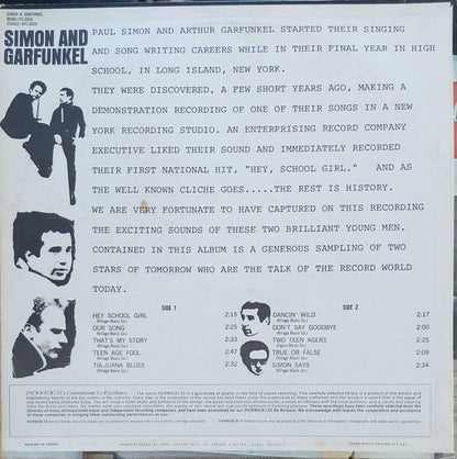 Simon & Garfunkel : Simon & Garfunkel (LP, Comp, Mono, P/Unofficial)
