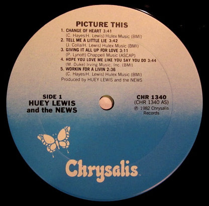 Huey Lewis & The News : Picture This (LP, Album, Club, CRC)