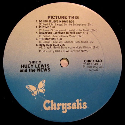 Huey Lewis & The News : Picture This (LP, Album, Club, CRC)