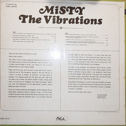 The Vibrations : Misty (LP, Album, Mono)