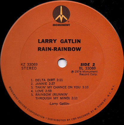 Larry Gatlin : Rain Rainbow (LP, Album)