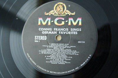 Connie Francis : Sings German Favorites (LP, Album)