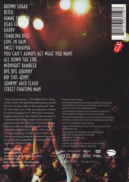 The Rolling Stones : Ladies & Gentlemen (DVD-V, Multichannel, NTSC)