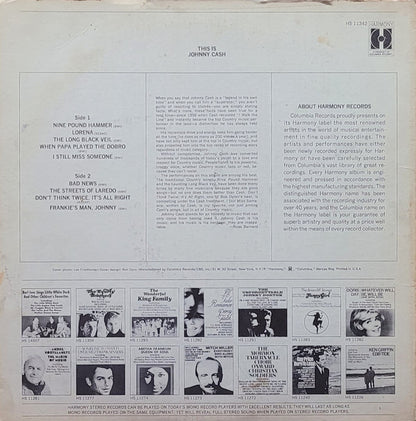 Johnny Cash : Johnny Cash (LP, Comp)