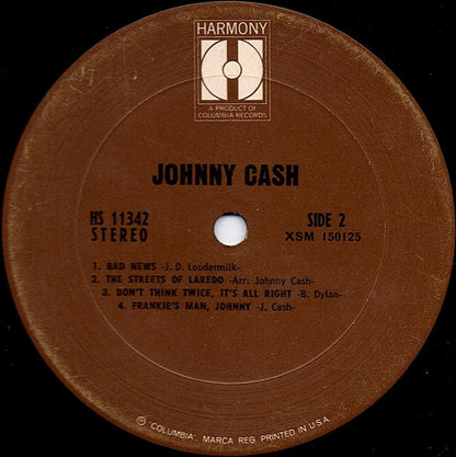 Johnny Cash : Johnny Cash (LP, Comp)